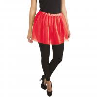 39901 accessoire de deguisement tutu organdi rouge