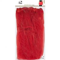 39901 accessoire deguisement tutu organdi rouge