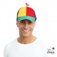 41947 accessoire de deguisement adulte casquette a helice multicolore