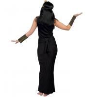 44181 taille sm costume deguisement femme adulte egyptienne noir et or