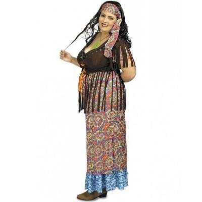 Costume Hippie Arc-en-Ciel taille L REF/31 472312 06 (Déguisement femme adulte)