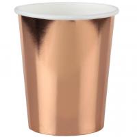 4985 gobelet carton 27cl rose gold metallique