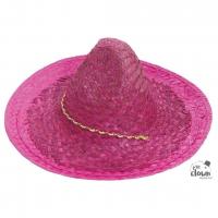 50800 accessoire de deguisement chapeau adulte sombrero rose