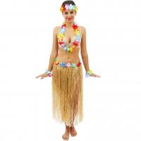 52416 accessoire de deguisement set hawaien et fleurs multicolores