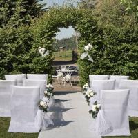 5481 rouleau tapis allee mariage blanc intisse 15 metres