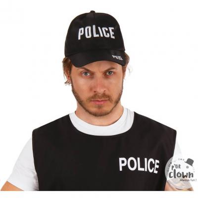 1 Casquette de policier REF/56930 (Accessoire déguisement adulte)