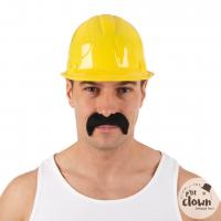 60550 accessoire de deguisement casque adulte jaune de chantier