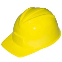 60550 accessoire de deguisement casque adulte plastique jaune de chantier