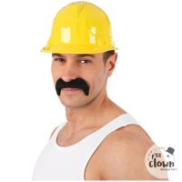 60550 accessoire deguisement casque adulte jaune de chantier