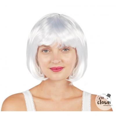 1 Perruque blanche Cabaret REF/60592 (Accessoire déguisement adulte)