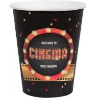 6633 gobelet carton cinema theme hollywood