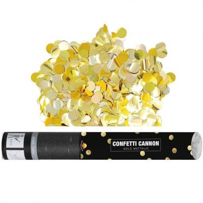 6926 canon a confettis dore or metallique 40cm