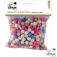 71502 200 boules multicolores pour sarbacane