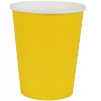 7410 gobelet carton biodegradable jaune 27cl