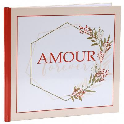 1 Livre d'or mariage: Amour Forever (24cm) REF/7648 Thème nature, Champêtre...
