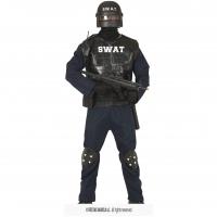 77354 taille 168cm 14ans 16ans costume adolescent police agent du swat