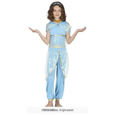 77756 taille 10 12 ans costume fille princesse du desert bleu