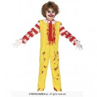 78144 age 10 12ans costume enfant burger clown tueur