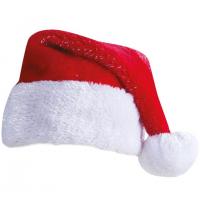 79140 bonnet pere noel adulte rouge blanc scintilant argent accessoire de deguisement