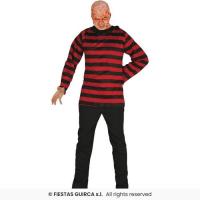 80683 taille l film freddy halloween chemise deguisement homme adulte