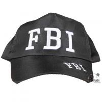 81270 accessoire deguisement casquette noir fbi