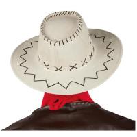 82011 accessoire deguisement chapeau adulte cowboy style nubuck beige