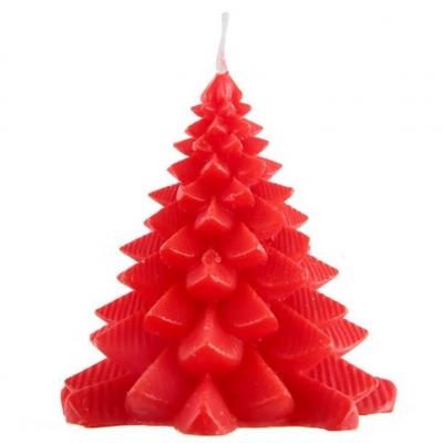 8262 bougie rouge sapin de noel