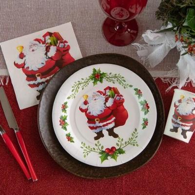 8279 decoration gobelet carton joyeux pere noel