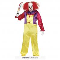 84317 taille l costume adulte homme clown malefique tueur film halloween