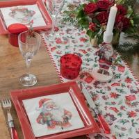 8650 serviette de table en papier 3 plis pere noel