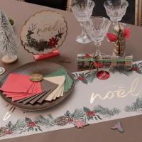 8675 chemin de table noel decoration florale des sous bois