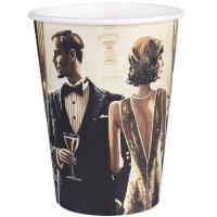 8743 vaisselle gobelet carton gatsby party charleston