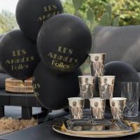 8746 decoration ballon latex noir charleston gatsby party