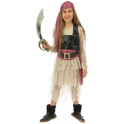 88465 5 6 ans costume fille enfant corsaire pirate