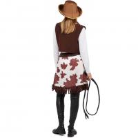 89128 taille s m costume deguisement cow girl femme adulte amerique western