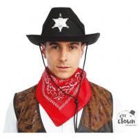 90652 accessoire de deguisement chapeau adulte sherif noir