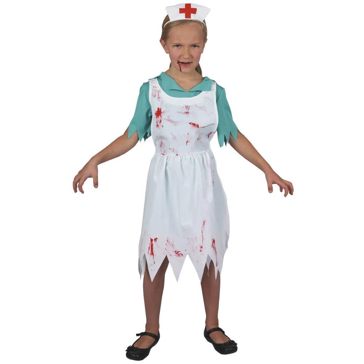 Costume Halloween infirmière Zombie 5 à 6 ans REF/91117
