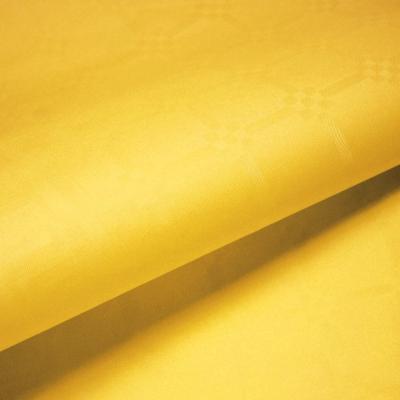 1 Rouleau nappe damassée jaune vif en papier 6m x 1.18m REF/9281