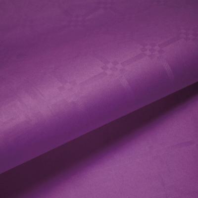 1 Rouleau nappe damassée violet en papier 6m x 1.18m REF/9284