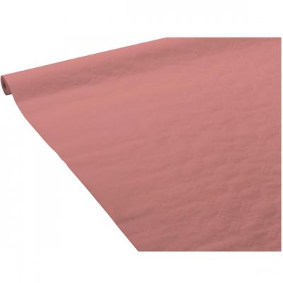 1 Rouleau nappe damassée pétale (rose blush) en papier 6m x 1.18m REF/9307