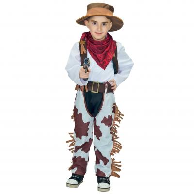 Costume garçon cowboy 7/9 ans REF/98634 (Déguisement enfant Western)