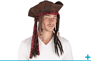 Accessoire de deguisement carnaval avec theme pirate