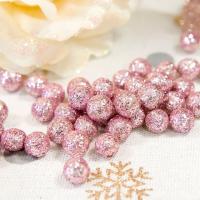 Adt027 decoration boules paillettes rose gold