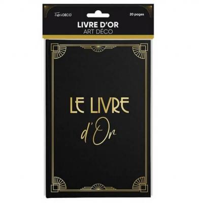 Ardldor livre d or art deco noir et dore or