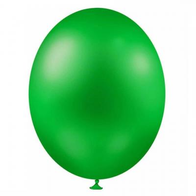 Ballon métallique vert profond en latex 30cm (x25) REF/BALC13