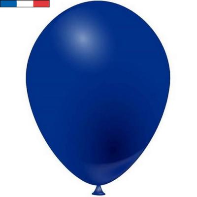 Ballon français en latex opaque 25cm bleu marine (x100) REF/48728
