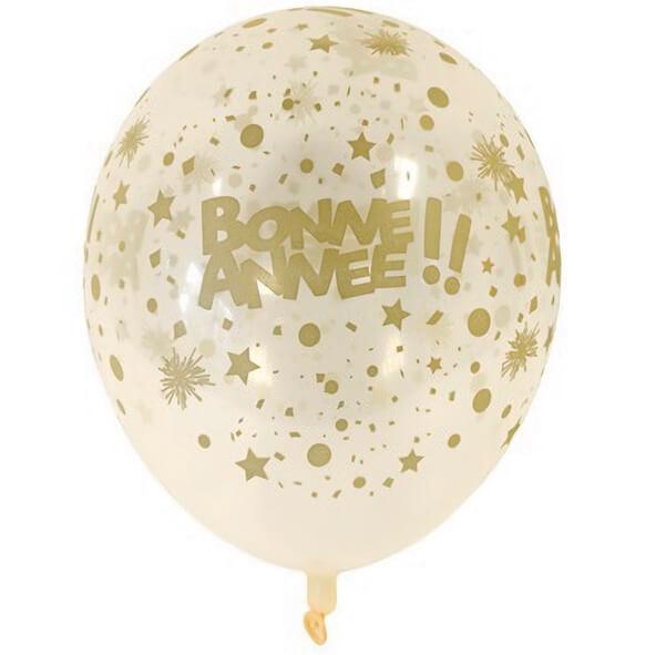 Ballons latex noir pastel 30 cm pour le réveillon du Nouvel An - PartyDeco  - 6 pcs. par 2,50 €