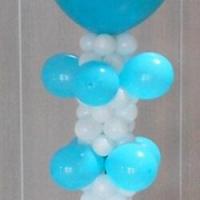 Ballon geant bleu turquoise en latex naturel biodegrable