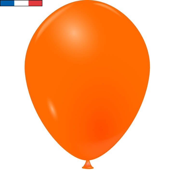 Ballons orange en latex qualité professionnelle - anniversaire & fête