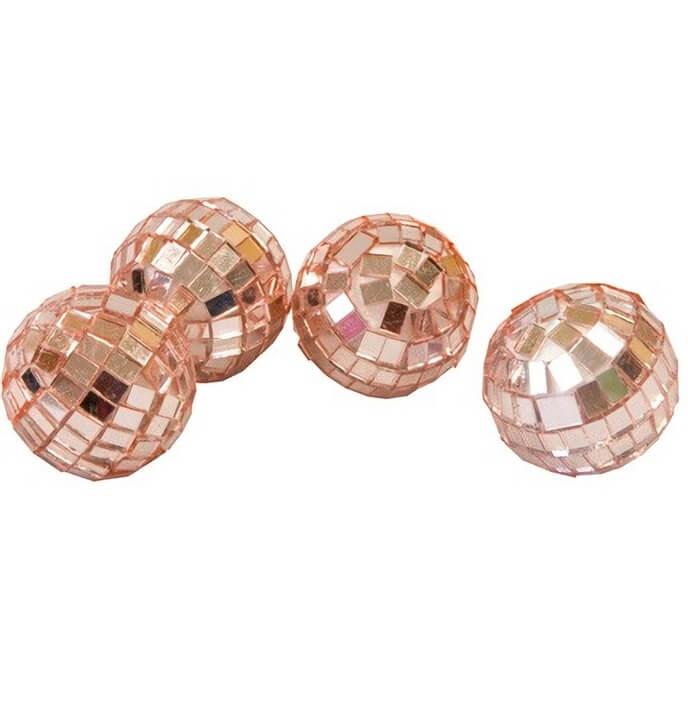 Boule à facettes Disco rose gold de 3.5cm REF/DEC366